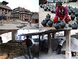 Kathmandu Bhaktapur 10 Potters Square Potters Square in Bhaktapur is all about, eh, pottery, with hundreds of pots drying in the sun.